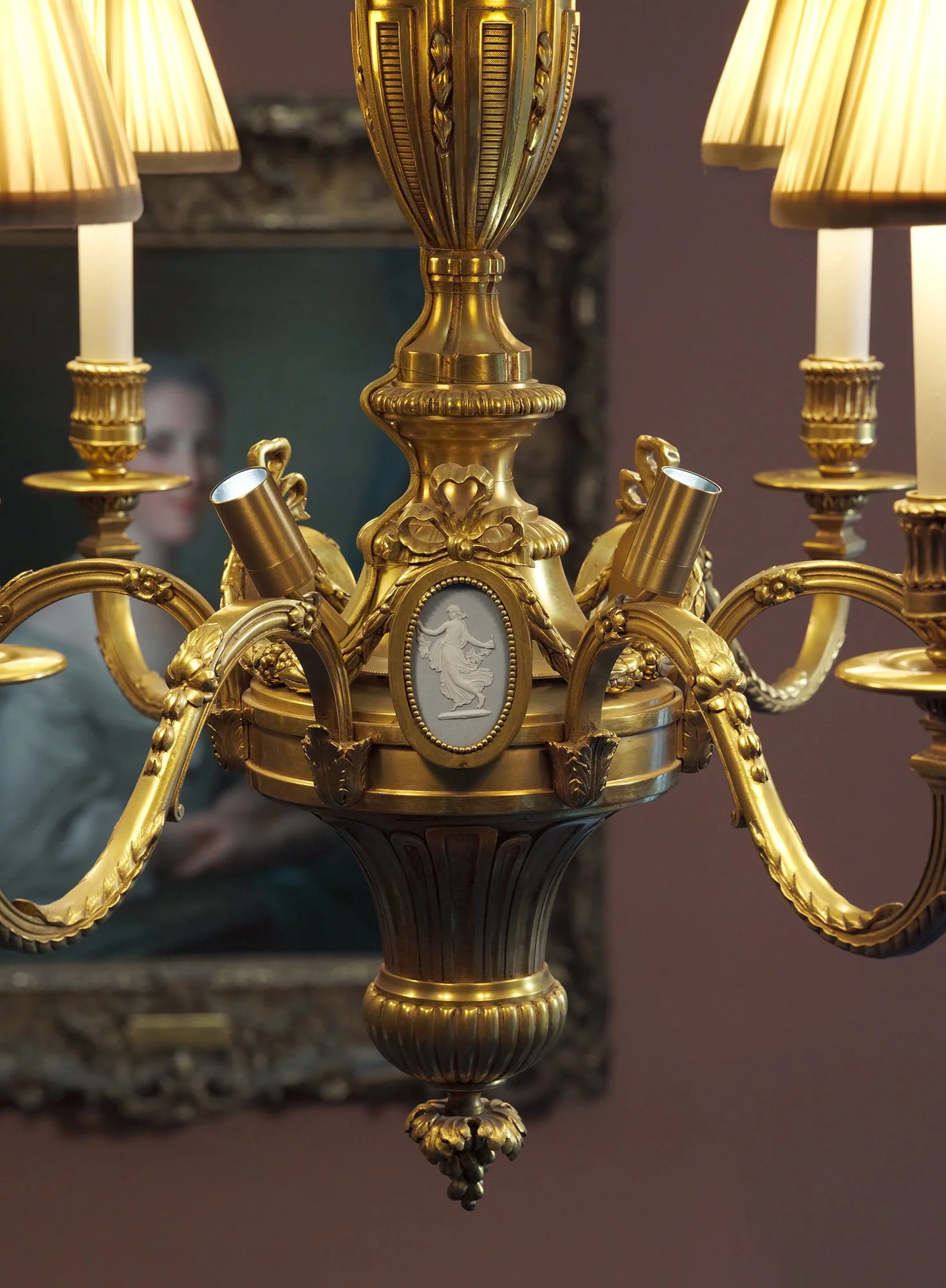 Detail of the Pixis Lights, Ceramics Room Chandelier, new second-floor gallery, The Frick Collection, New York.

Photo: Joseph Coscia Jr.
