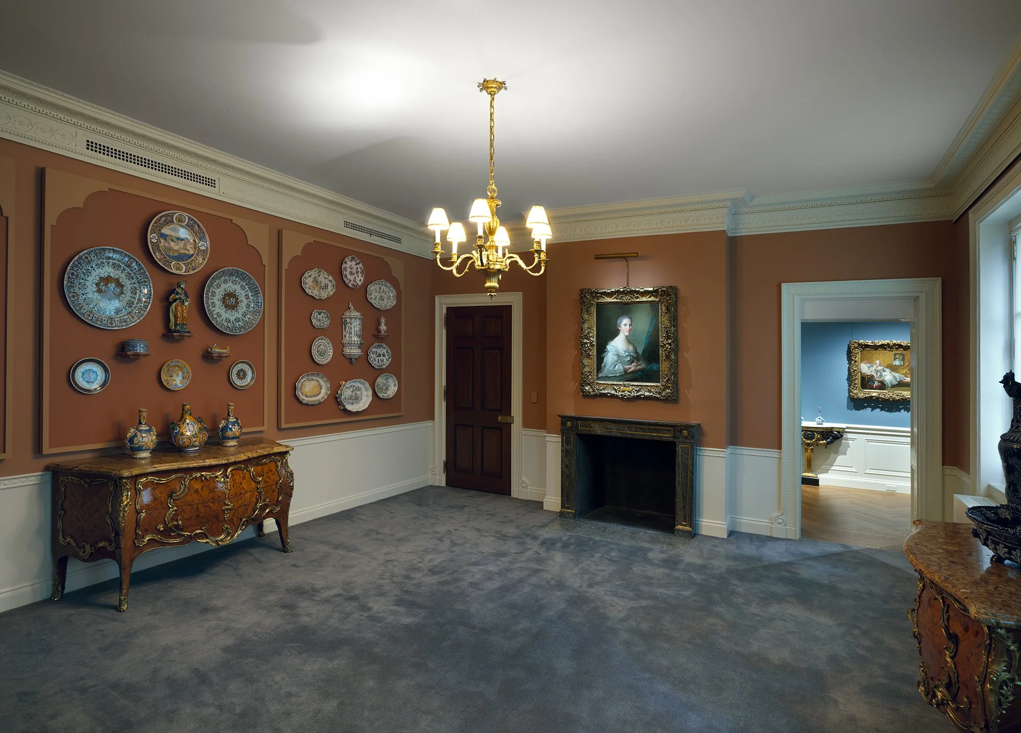 Ceramics Room, new second-floor gallery, The Frick Collection, New York.

Photo: Joseph Coscia Jr.