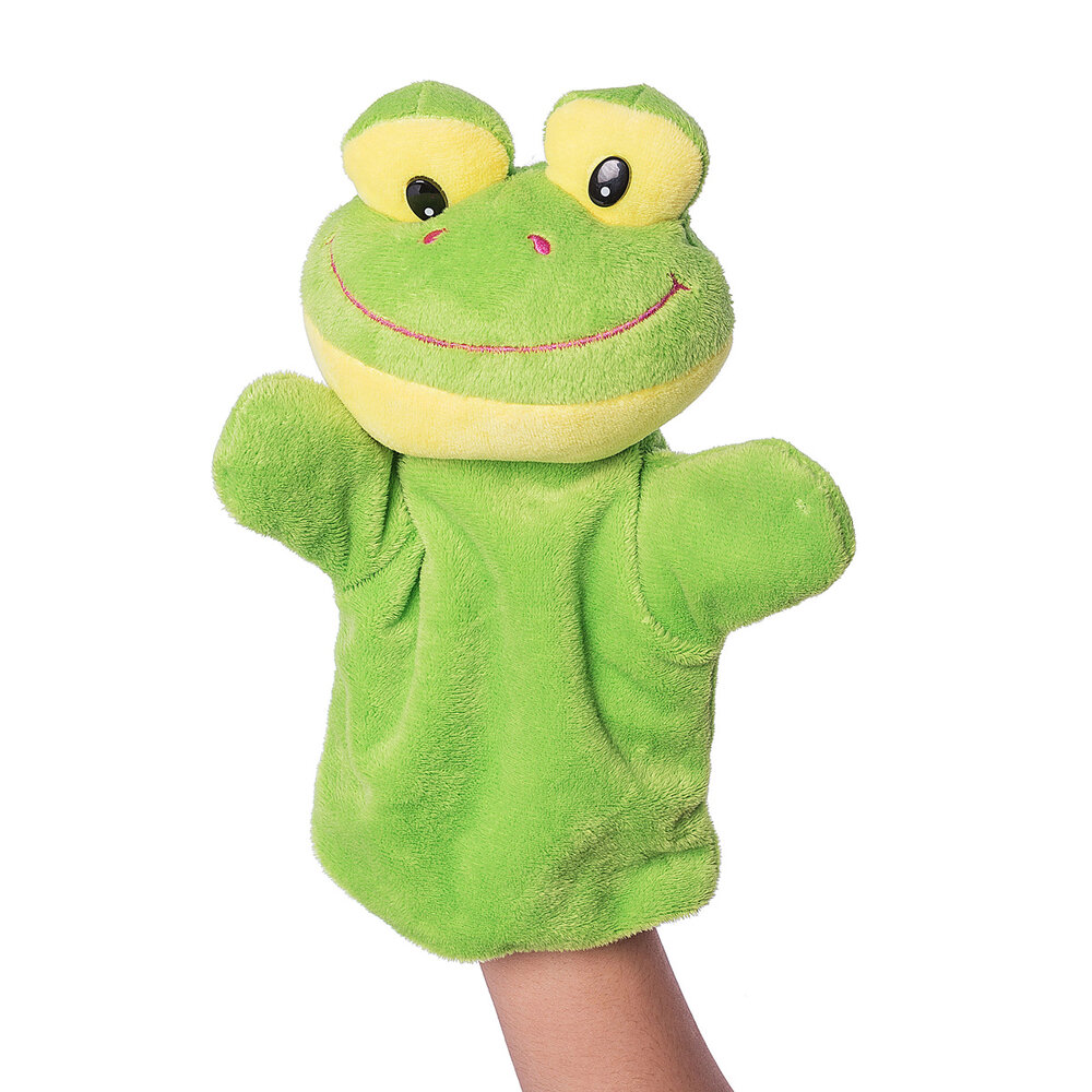 Dimpy Stuff Frog Hand Puppet — Dimpy Stuff Toys