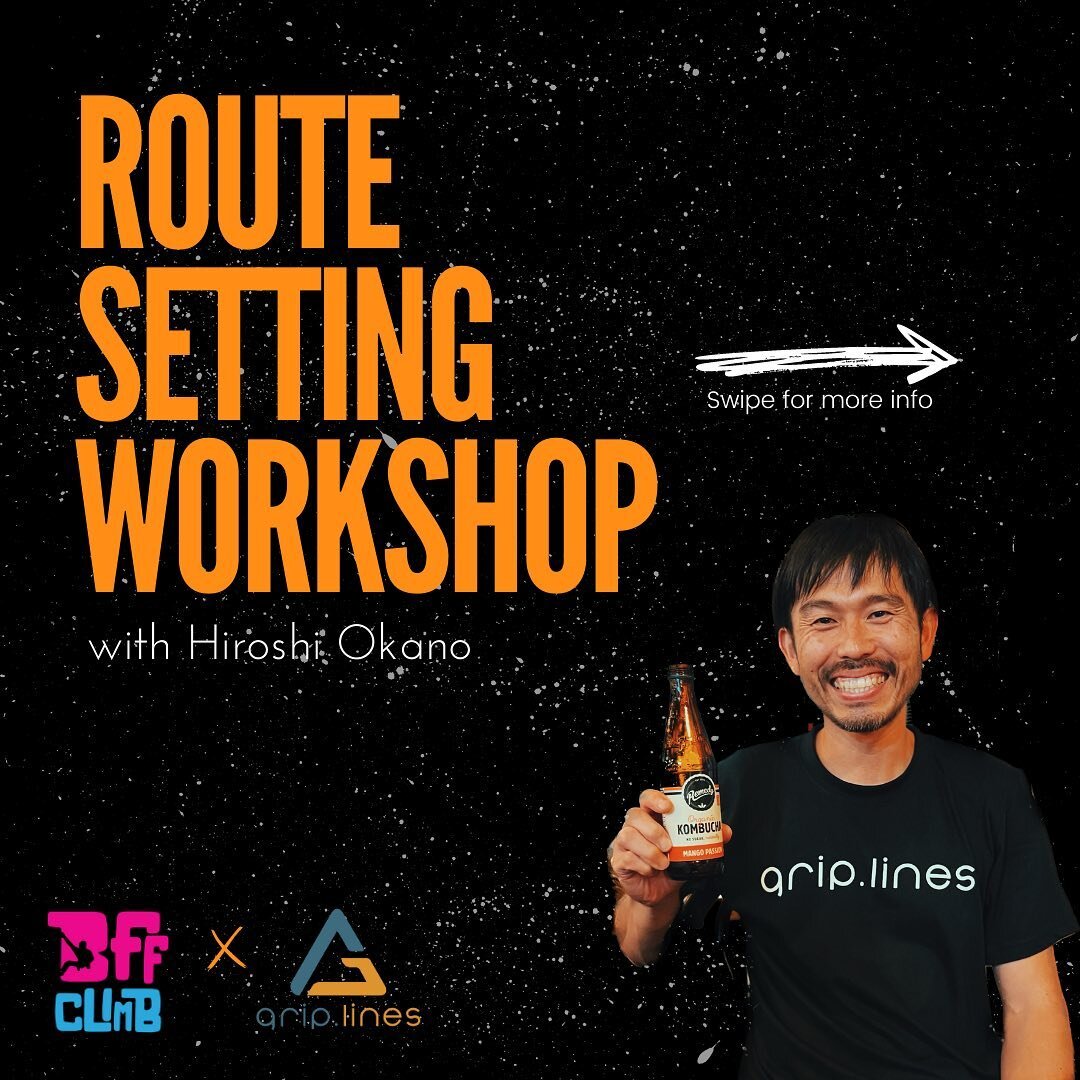 In collaboration with @bffclimb.boulderzone, we have an exclusive routesetting workshop just for you! 

Conducted by IFSC international route setter, Hiroshi Okano @prosetclimbinghold, supported by our awesome team, expect a comprehensive and rich ro