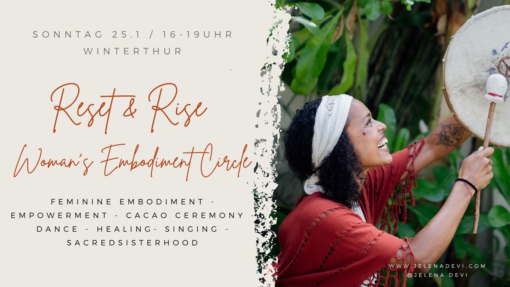 RESET &amp; RISE - Feminine Embodiment, Dance &amp; Cacao Journey in a time of transformation
