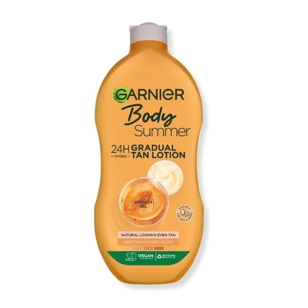 Image of Garnier Gradual Tan Bottle on White Background