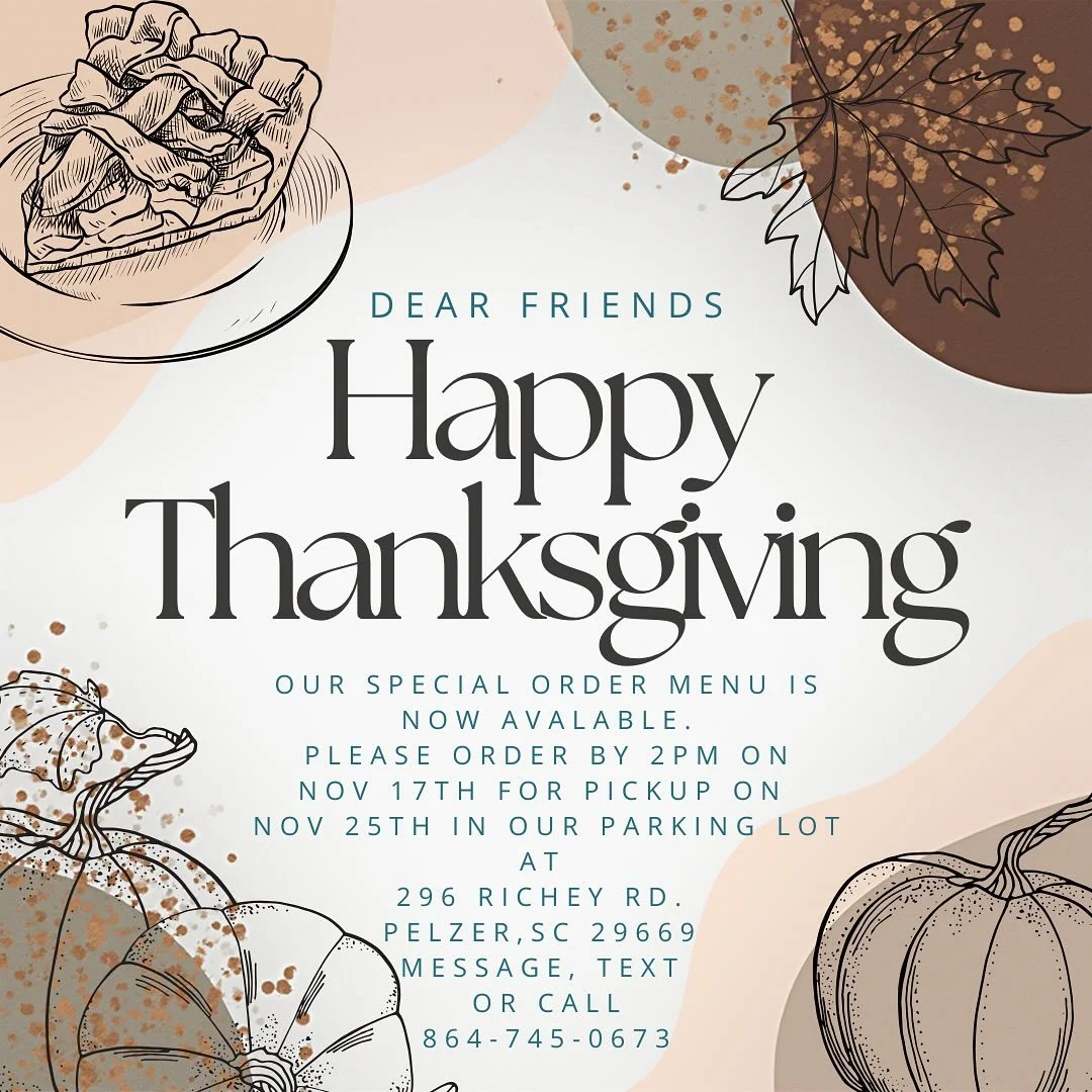 Ordering is now open for the holidays! Get all the good stuff right here! Pick up is on the 25th from 2-6 . Message, text or call. &hearts;️💕🥰 Happy Holidays!