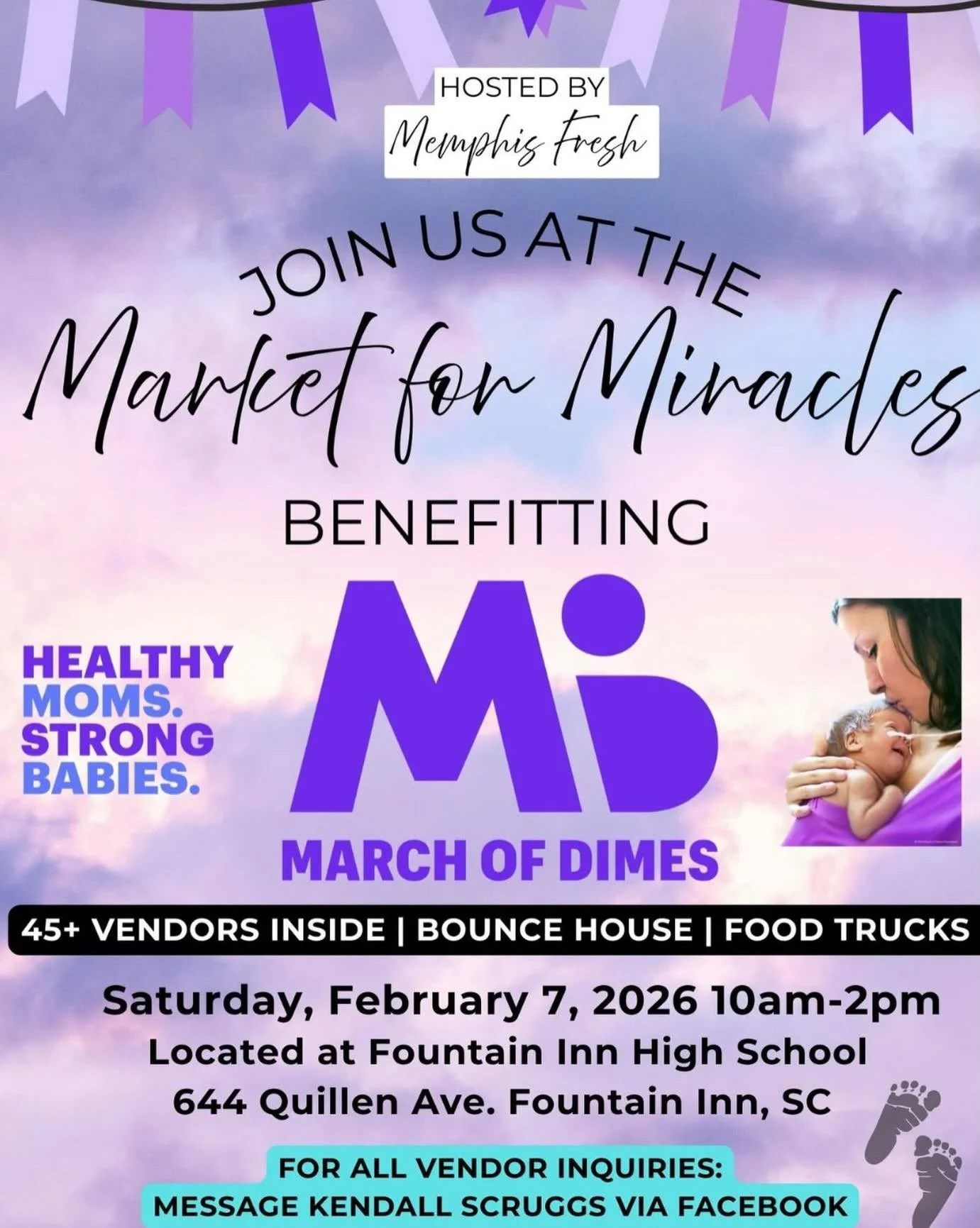 We hope you come out for a good cause this Saturday 10-2 @ Fountain Inn High School. We will have all the good stuff so come grab it while you can.