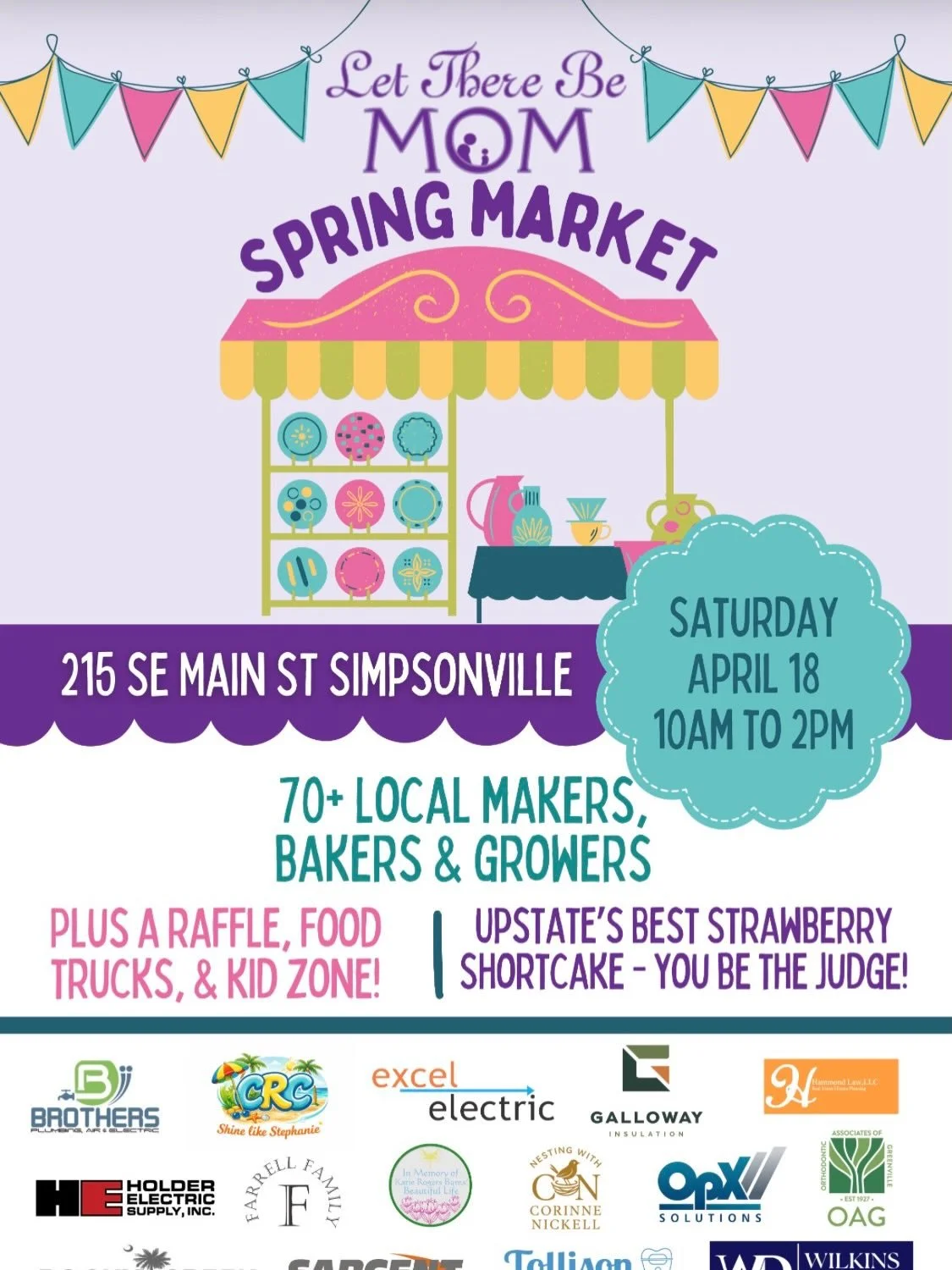 We have big things happening this weekend! Come see us in two places! Downtown Simpsonville and @happycowcreamerysc. We can&rsquo;t wait to see you!