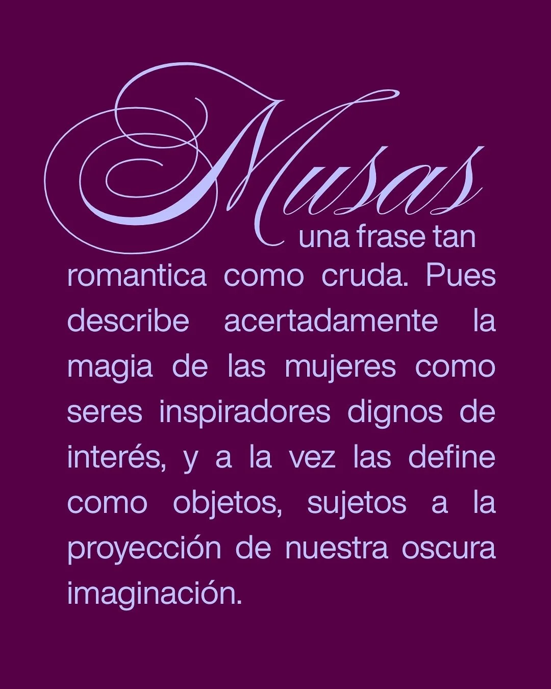 musas pero en espa&ntilde;ol 🤍