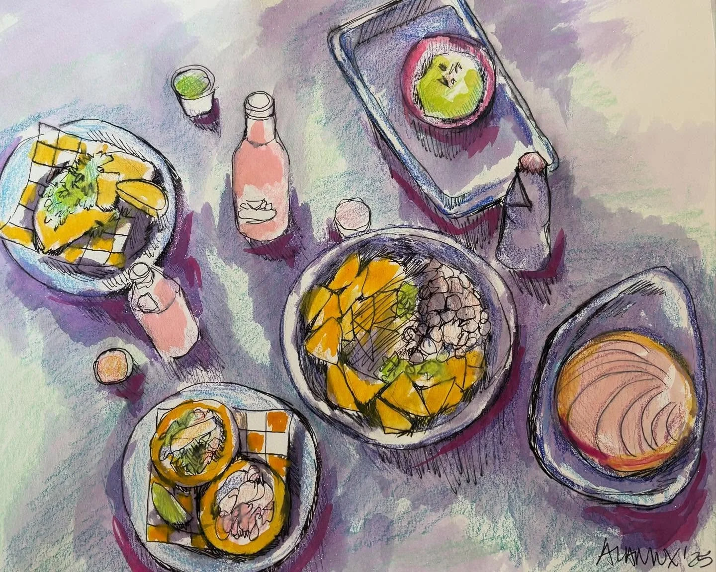 últimamente me la paso reflexionando en el rol de la comida en las relaciones familiares tan especiales que desarrollamos como mexicanos. y cómo evoluciona esa relación, cuando un ser querido ya no está. nos agarramos de l