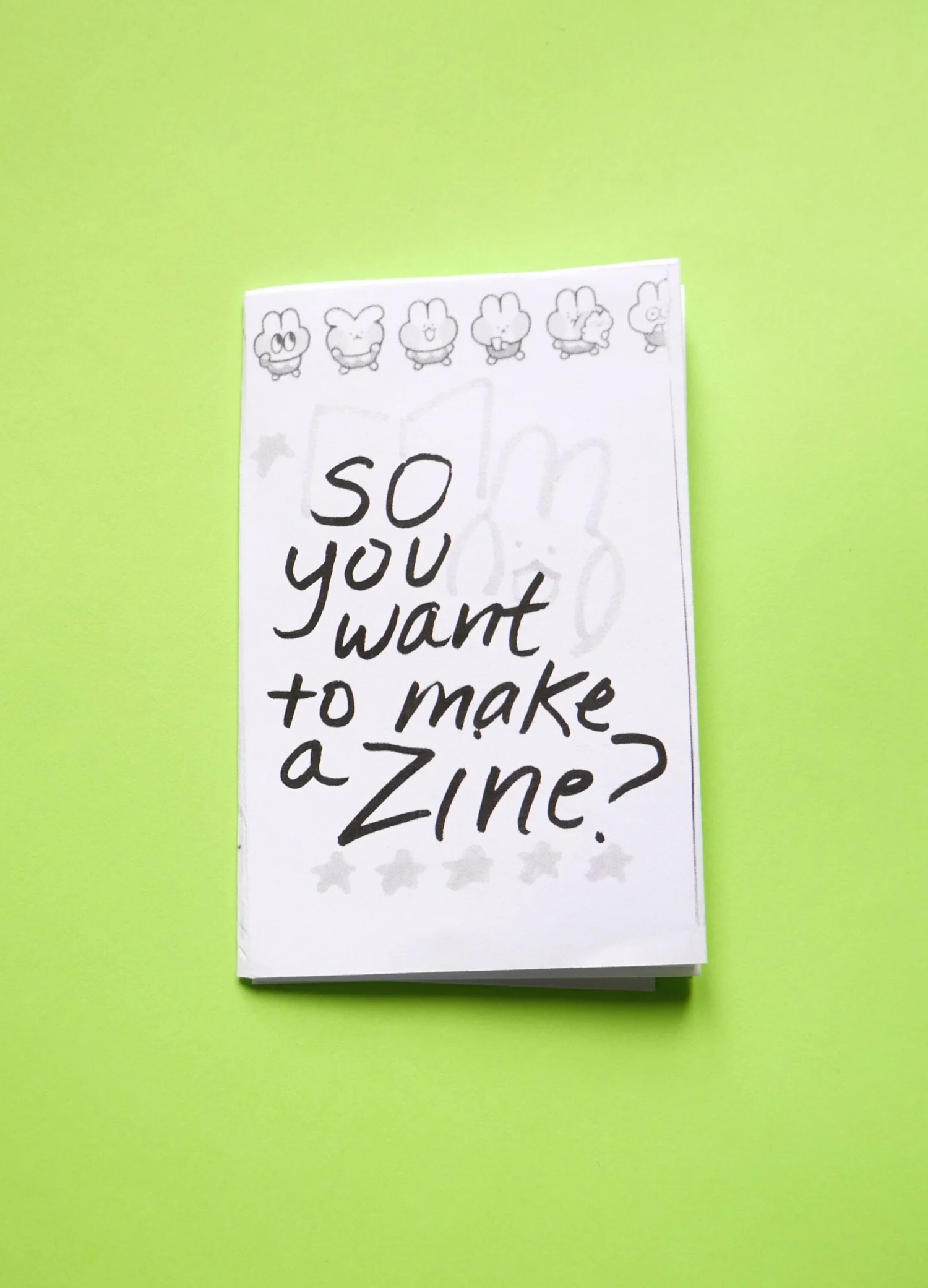 so you want to make a zine
