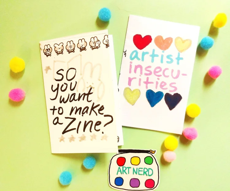 art zine & sticker bundle