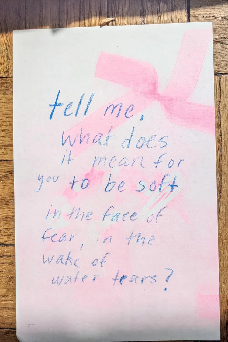 to be soft riso print