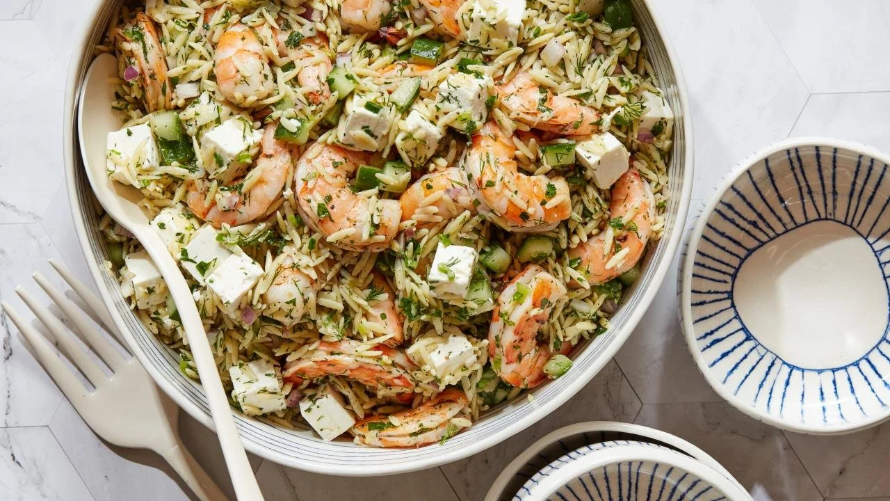 Roasted Shrimp & Whole Grain Orzo Pasta — Appetite 4 Change, LLC