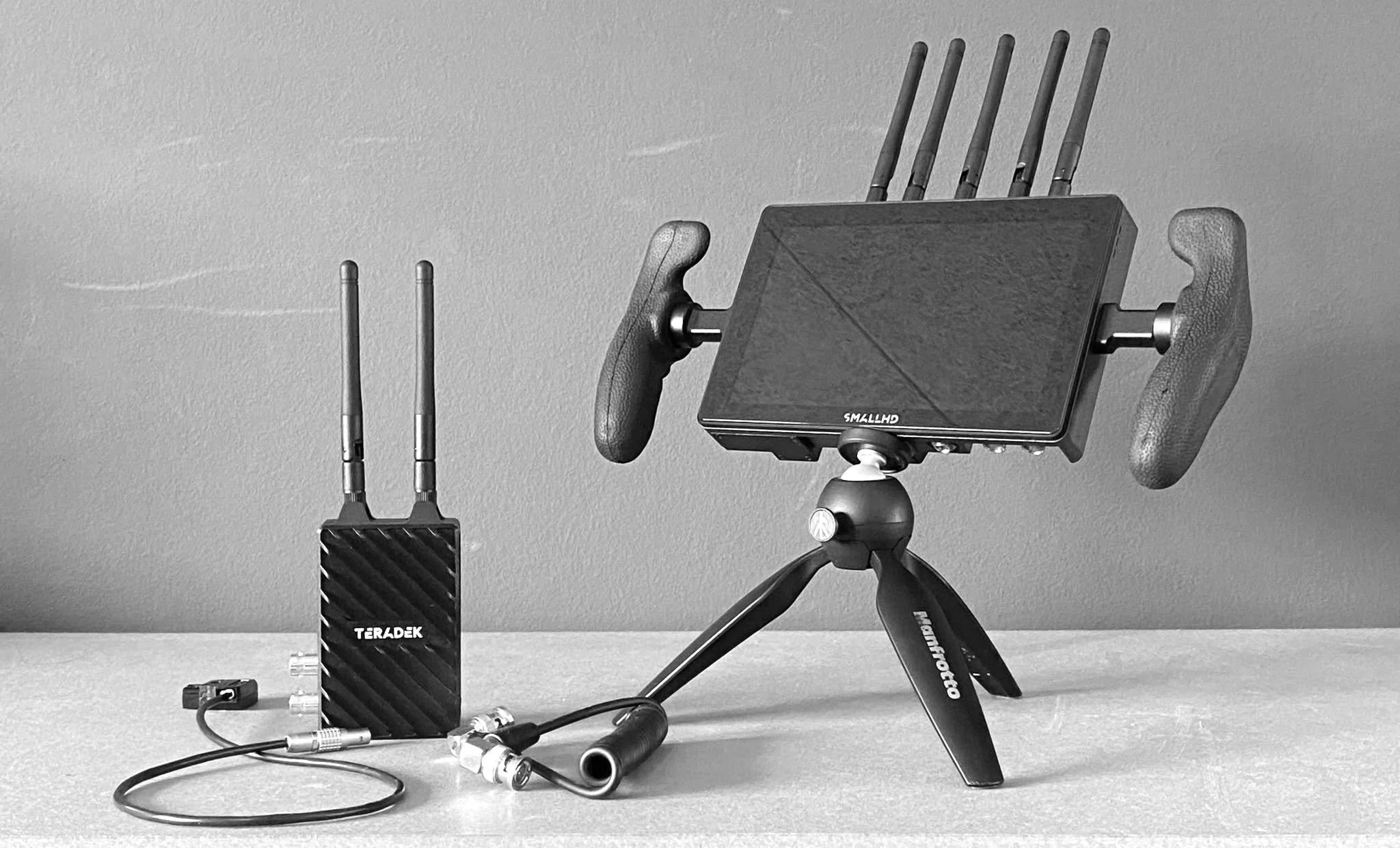 SmallHD Indie 7 monitor with Teradek Bolt 4K LT 750 wireless video system available for rental in Nuuk, Greenland.