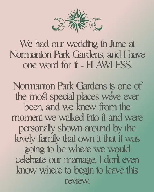 What a wedding and what a review! It was an absolute pleasure hosting Flora and Kieran’s big day at the beginning of the month and their feedback means the world to us 🌍❤️👰‍♀️
If you would like to see what all the fuss is about then plea