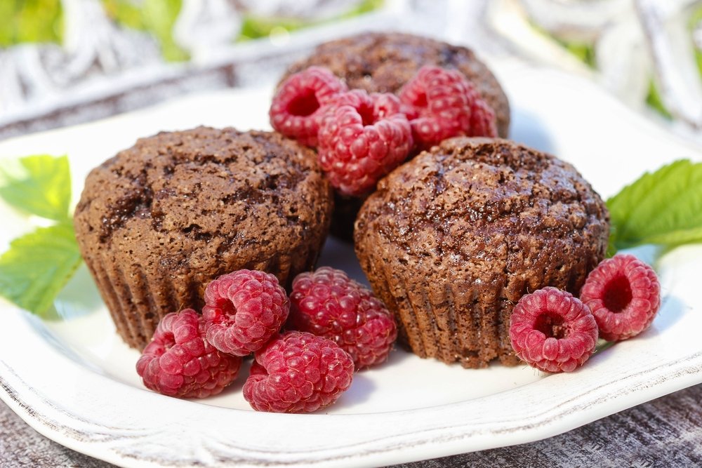 Chocolate Raspberry Muffins