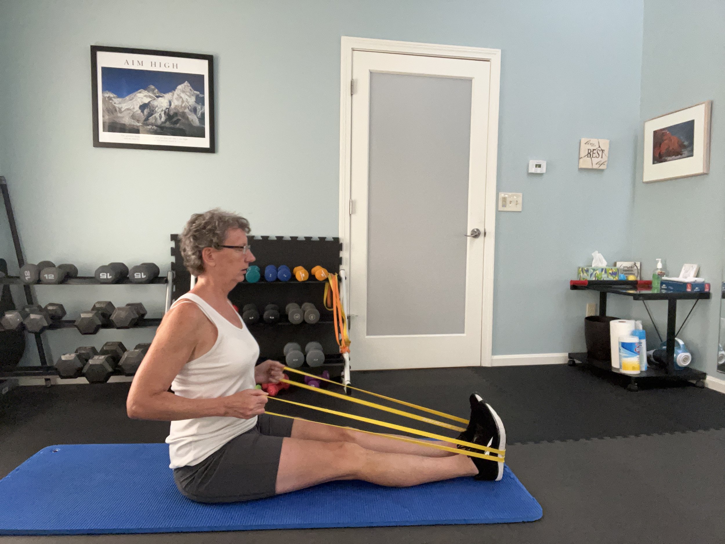 Eliminate Back Fat with Seated Band Rows — Women Aging Better