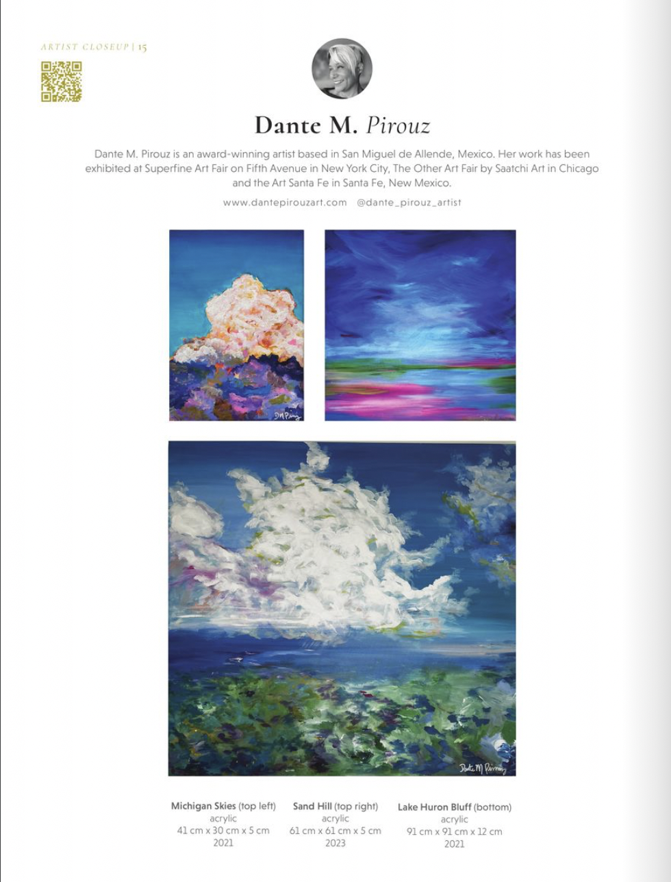 New Feature In Artists Closeup Magazine