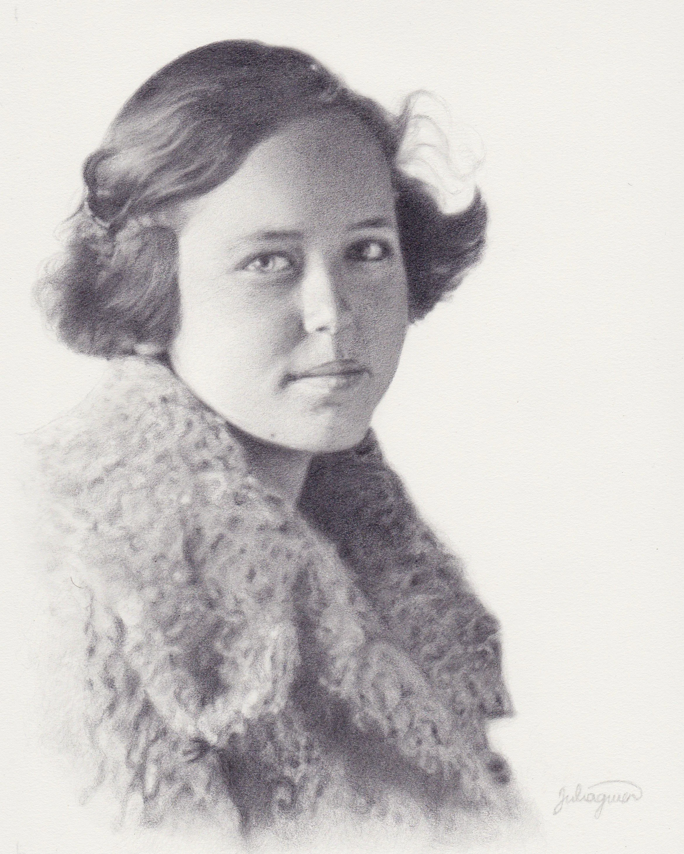 "Find You" 8x10 in. Graphite (2023)