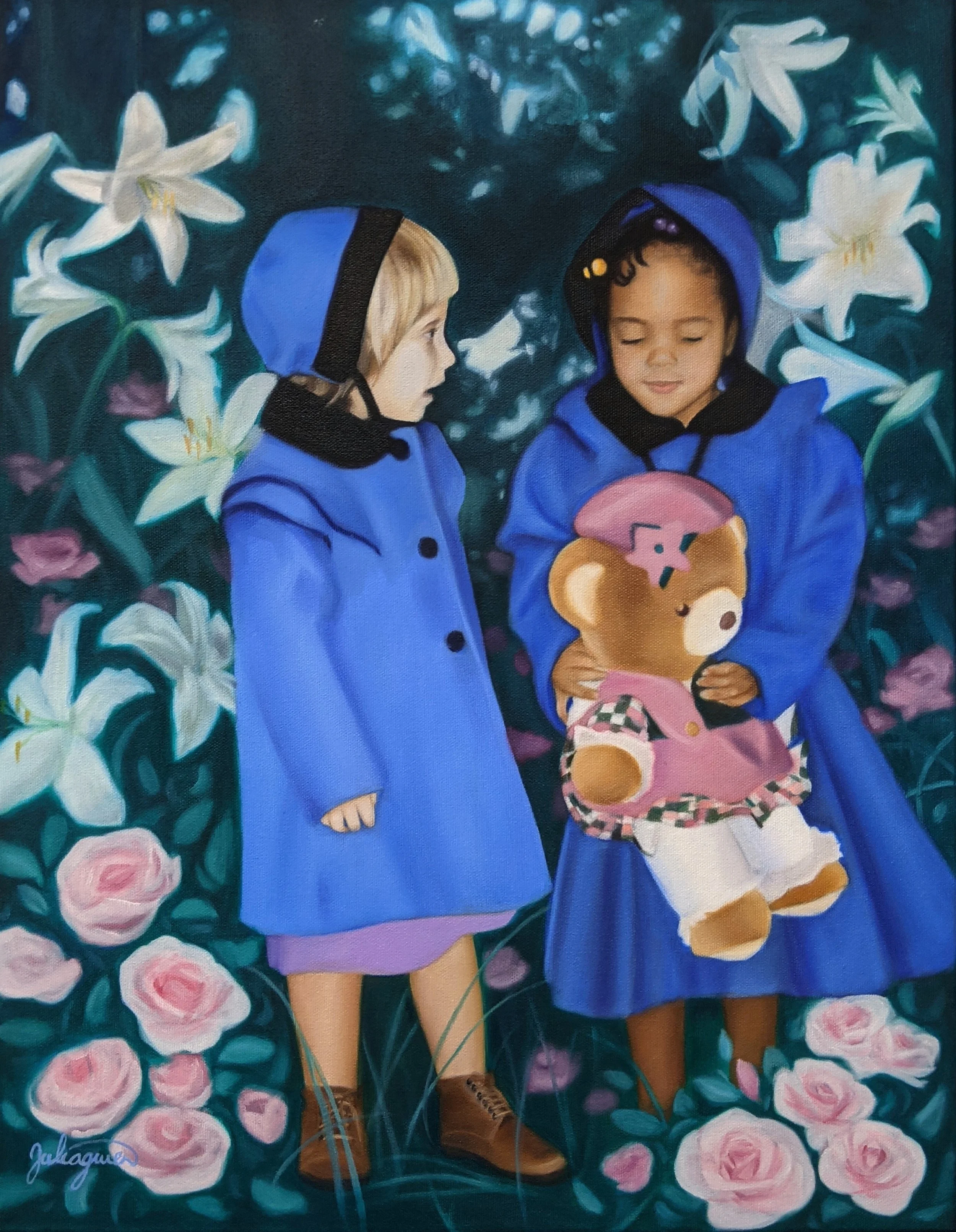 "Visions of Blue" 16x20 in. Oil (2021)