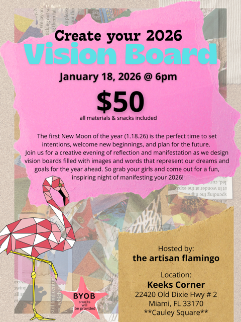 Vision Board Workshop w/ Keek's Corner 