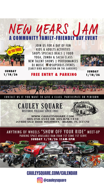 Cauley Square’s New Years Community Jam
