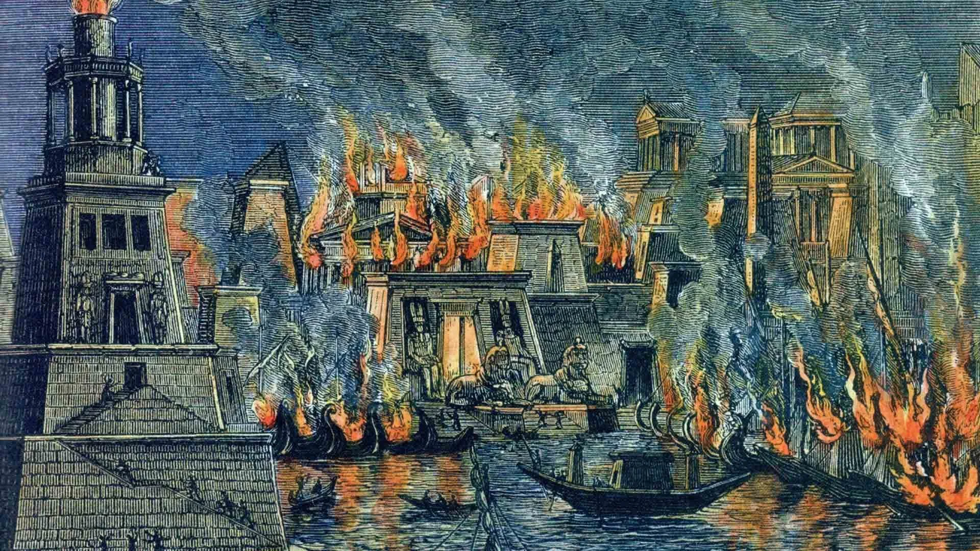 Scholarly Vigilantes: Decline of the Library of Alexandria, 145 BCE