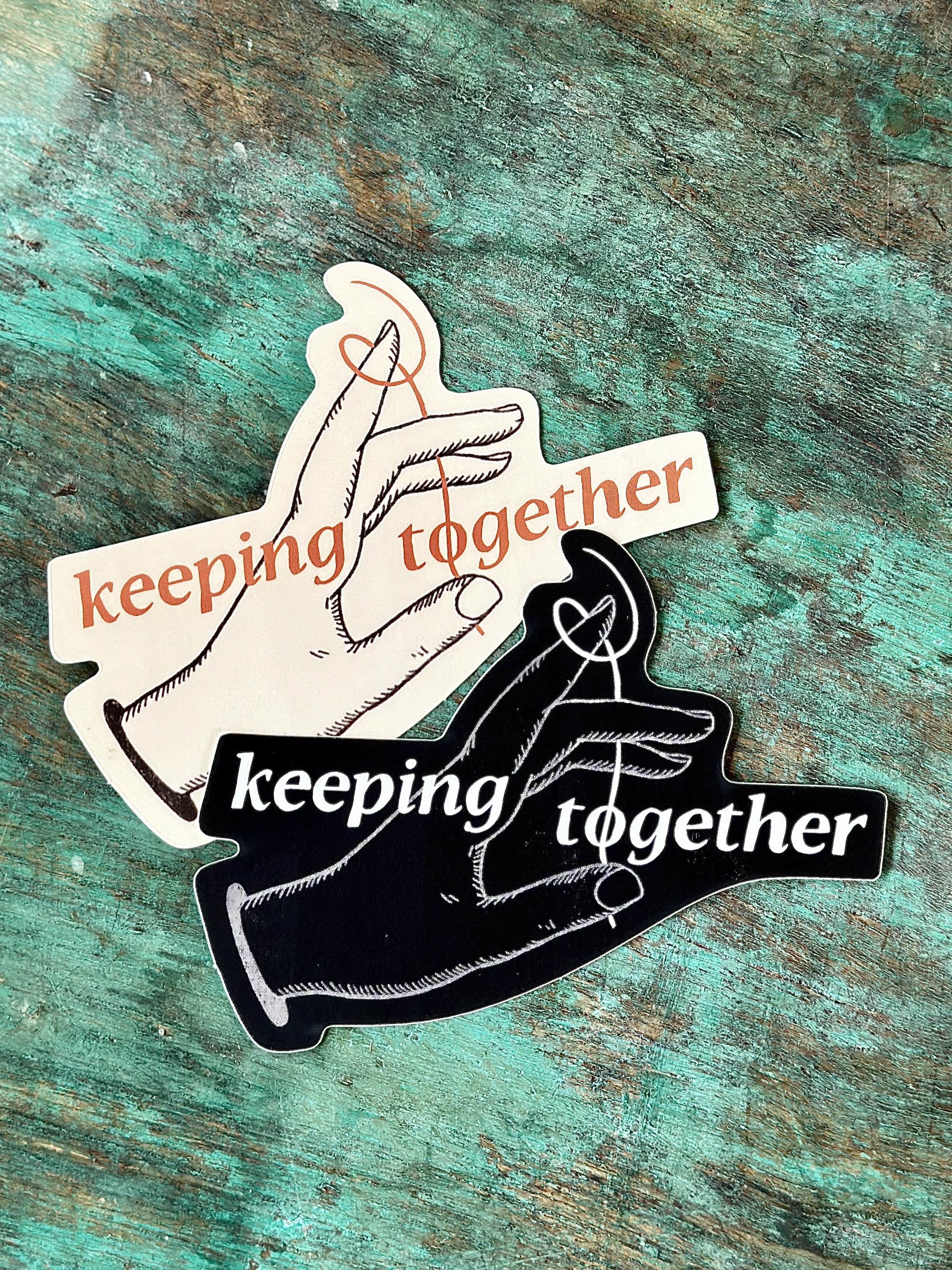 Keeping Together Matte Vinyl Stickers