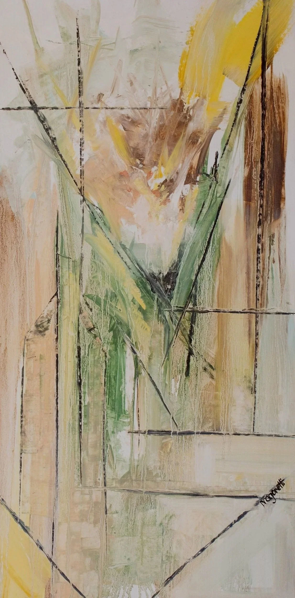 FOR SALE | Unexpected | Acrylic on board
Framed W92 x W54  (blackened stained/wooden frame) |
Artwork (within frame) W75 x 37cm