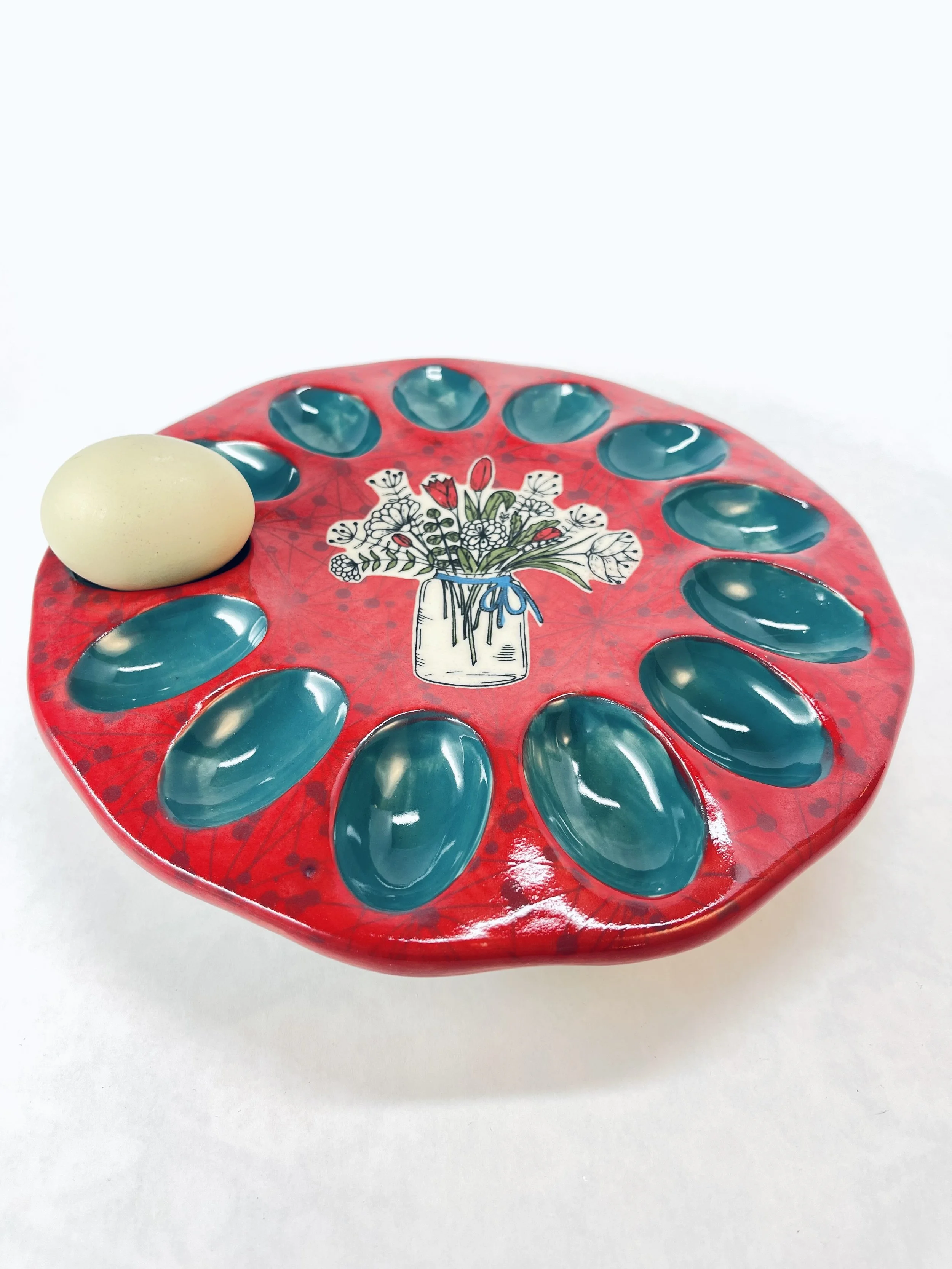 Blossom Bouquet Deviled Egg Dish
