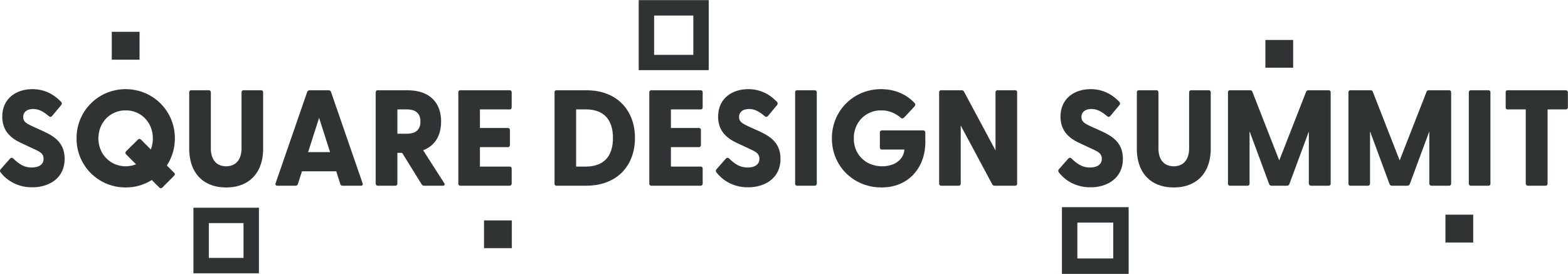 Square Design Summit logo in black text with small square accents around the words.