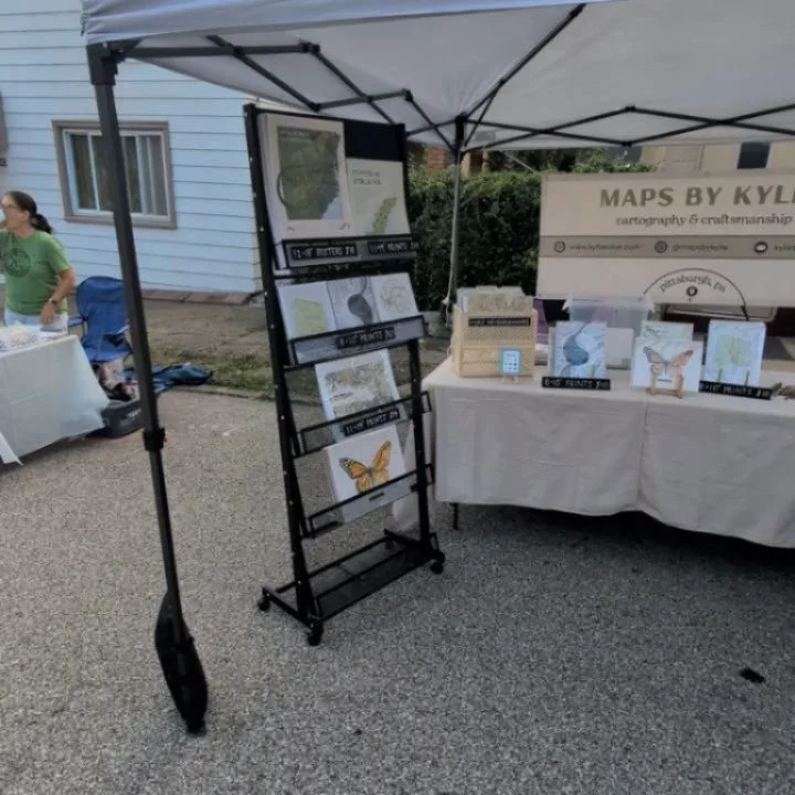 THANK YOU GREENFIELD!! 💚 

I had such a blast yesterday at the Greenfield Block Party. Thank you to all my wonderful neighbors and friends for your support of my little map business (and special thanks to my partner/ unpaid intern). Can't wait for m