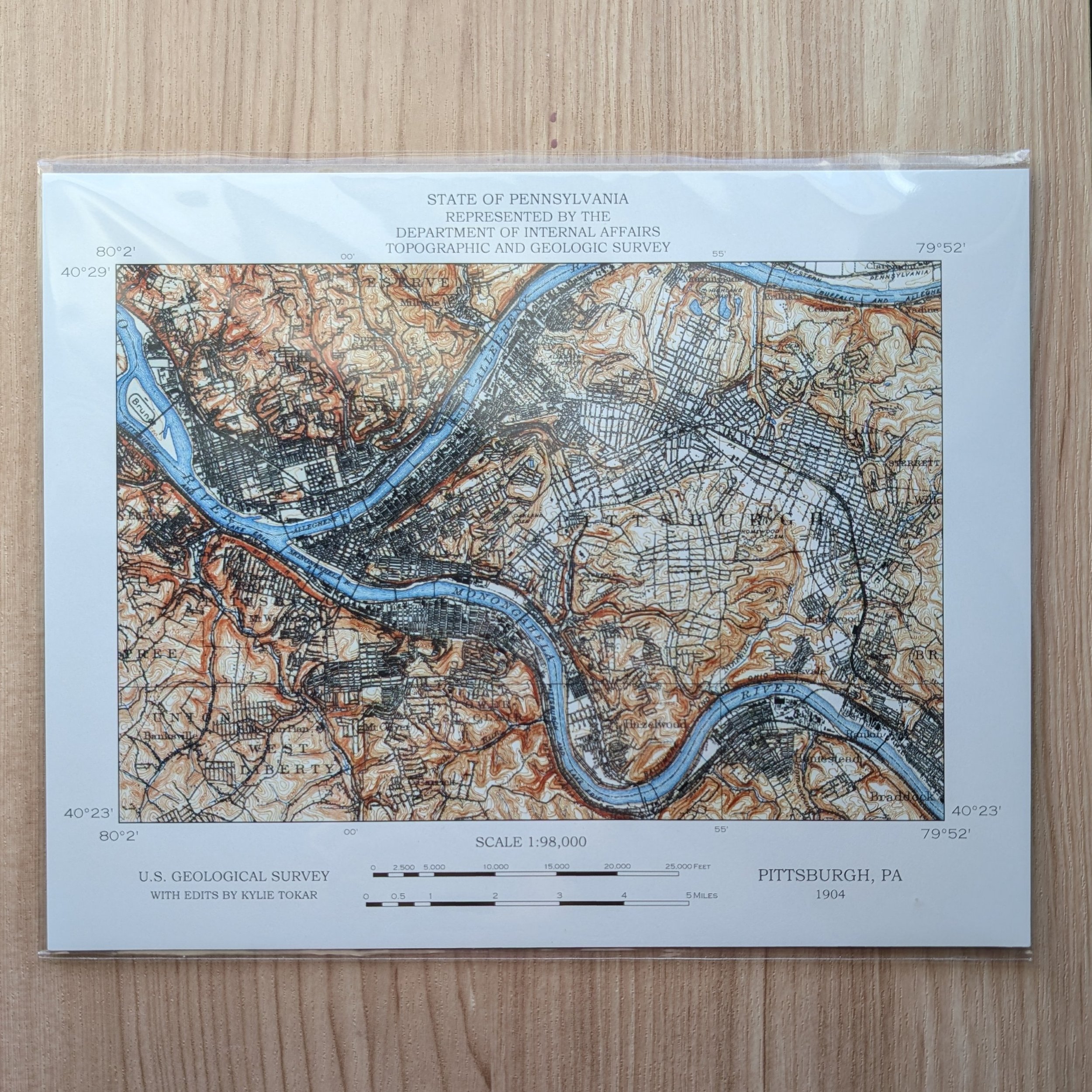 Prints (USGS, Pittsburgh) - 11x14