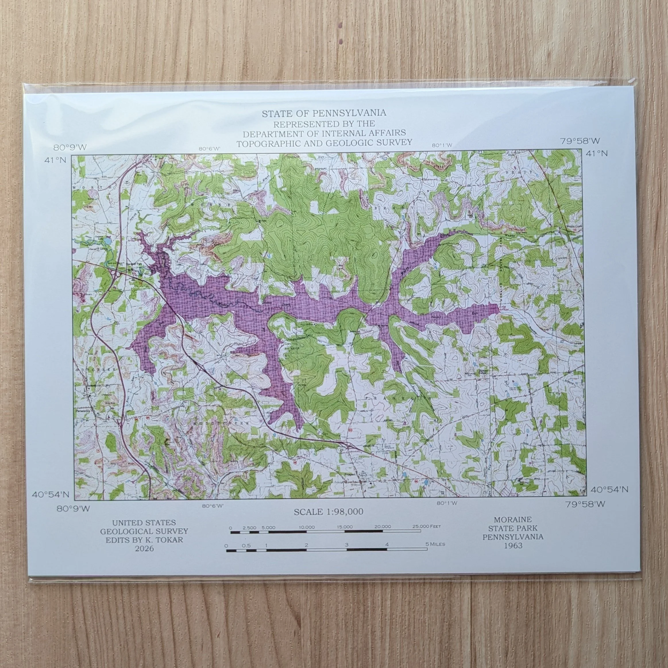 Prints (USGS, Moraine) - 8x10