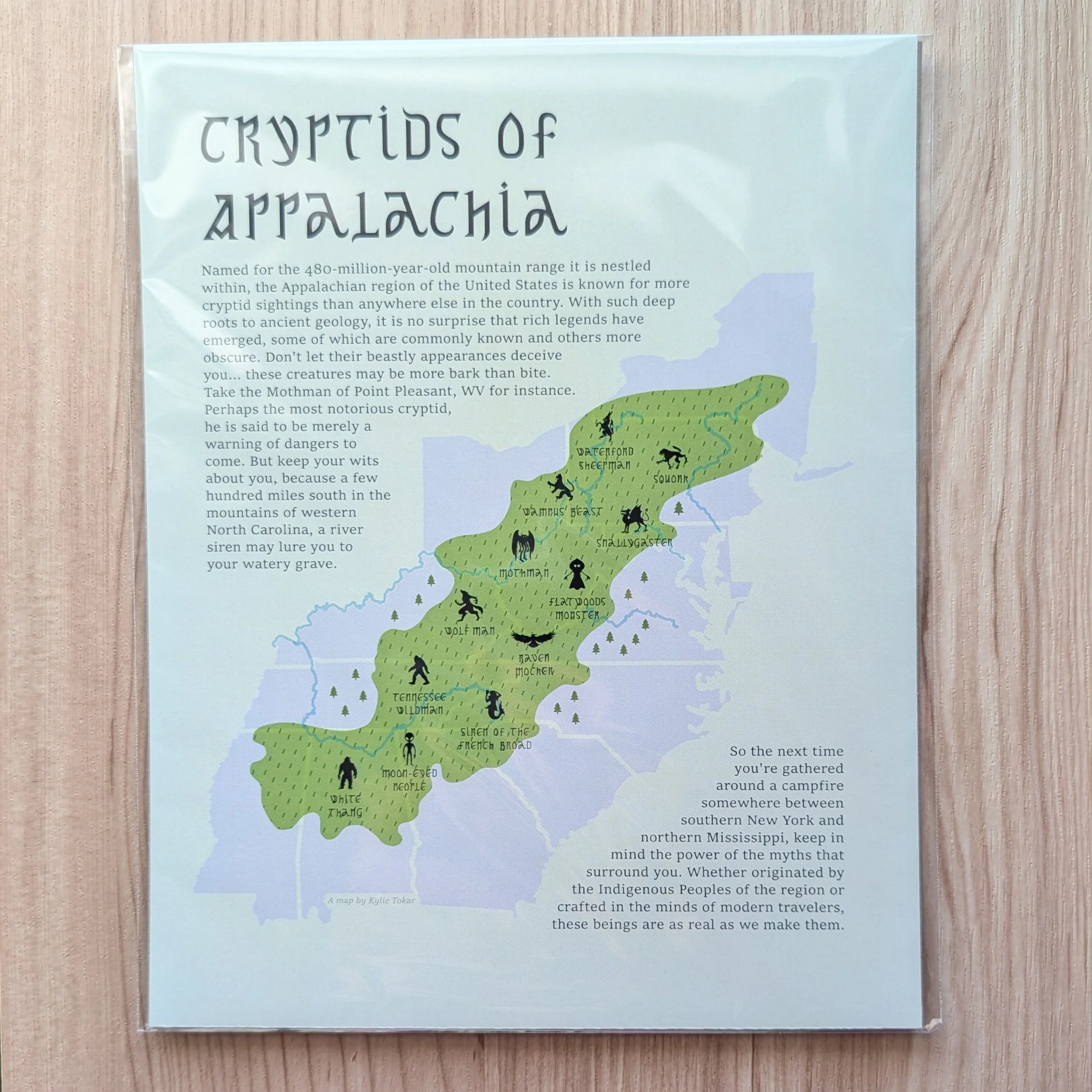 Prints (Cryptids) - 8x10