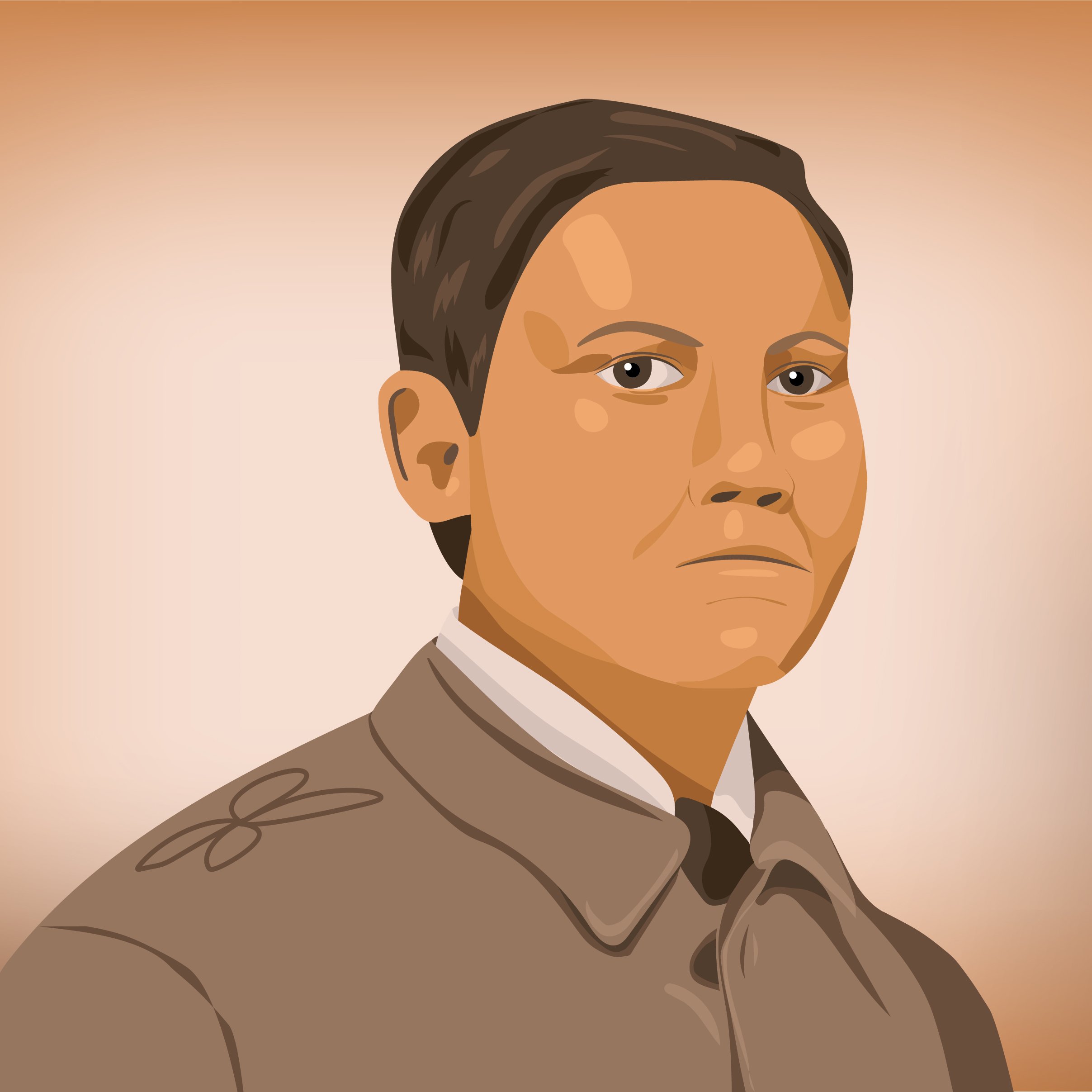 Matthew He Bear illustration by Charlotte Easterling