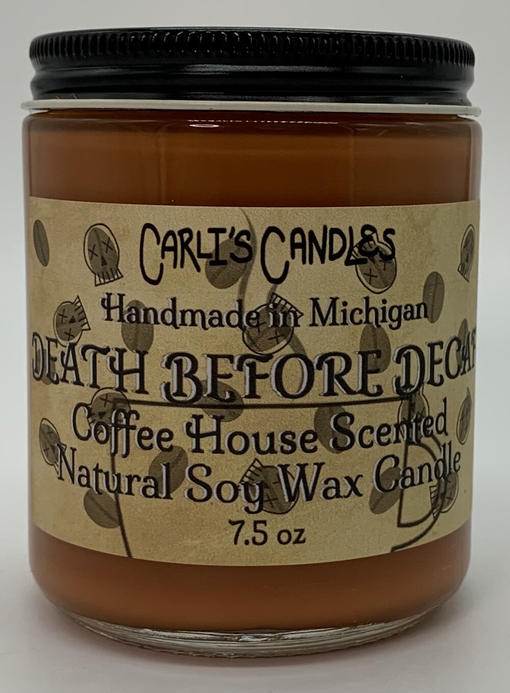 Shop, American Made Death Before Decaf Wax Melts