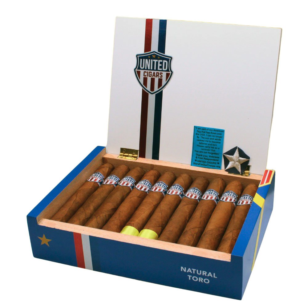 UNITED CIGARS HONORS VETERANS WITH SPECIAL UNITED TORO BOX