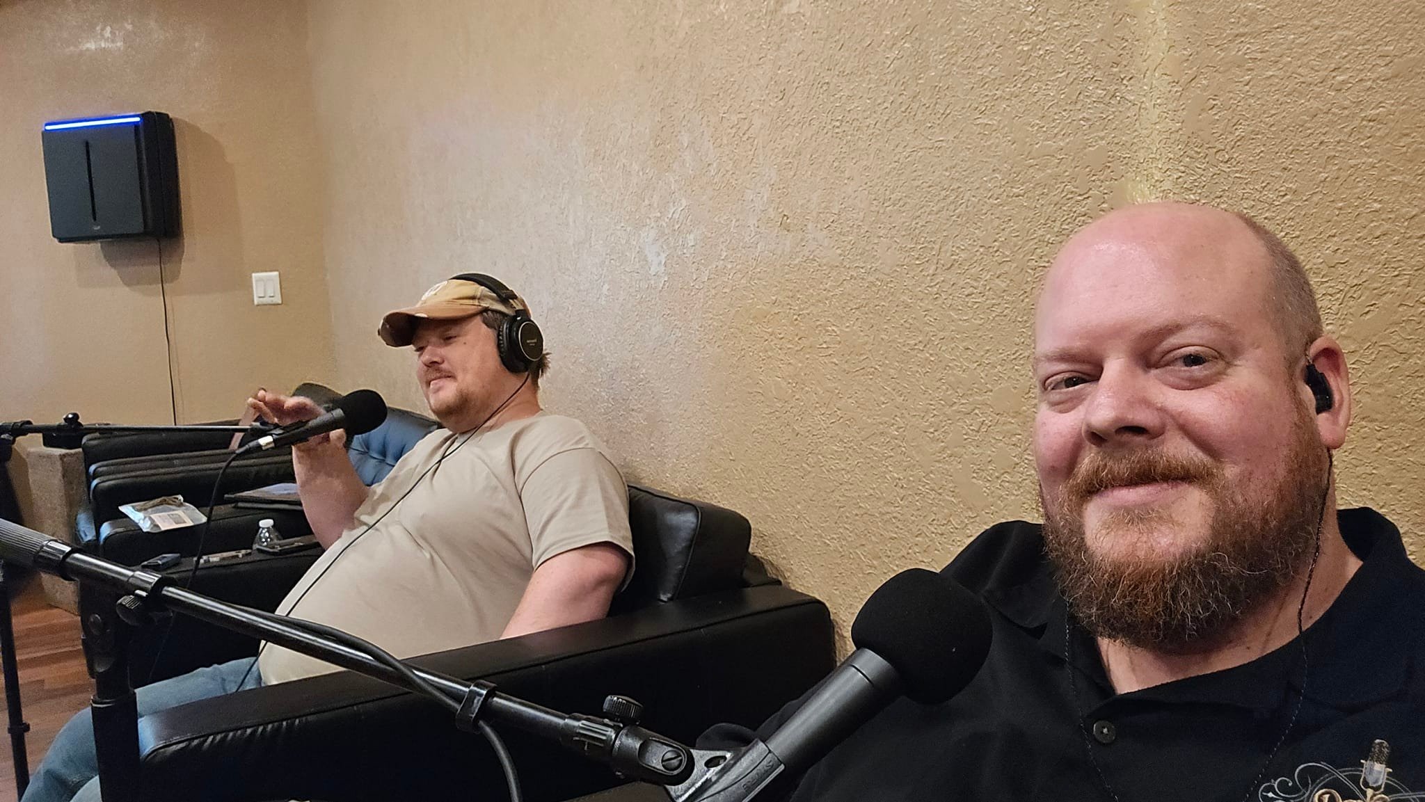 Sound check for back to TR for recording of the Boyond the Humidor Podcast!