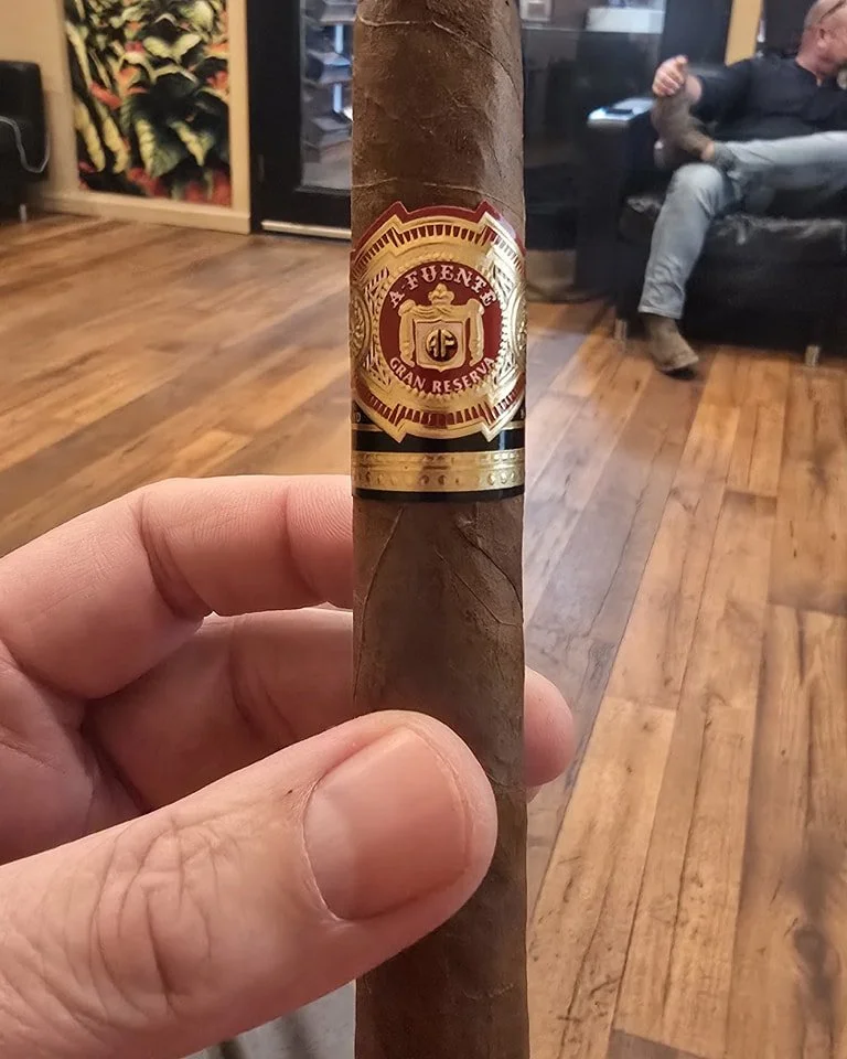 Friday night cigar at the cigar lounge .... A Fuente Hemingway Masterpiece!