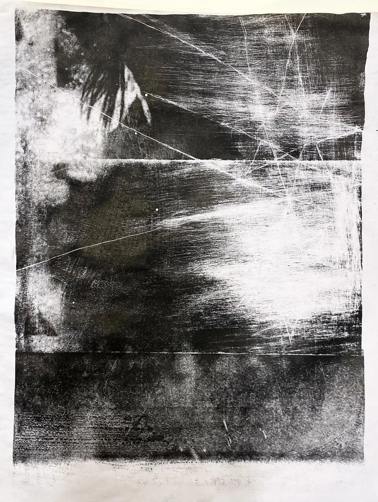first attempt with xerox lithography, feeling like a mad scientist with all the experimentation and having the time of my life.

zoe finkelman, 2025, ink on newsprint.

#litho #lithography #printing #printmaking #drawing  #painting #art #artists #art
