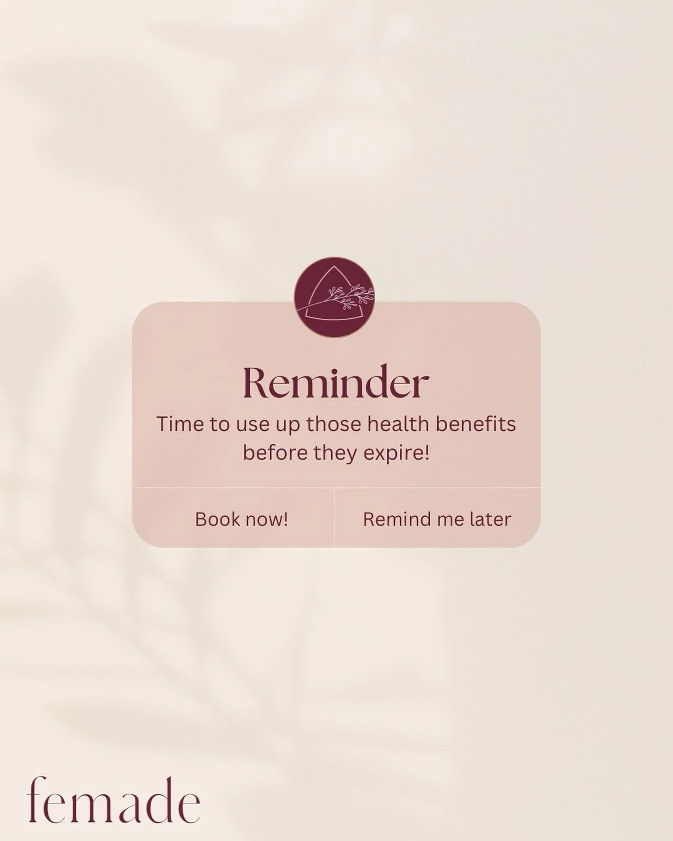 Use it before you lose it! There&rsquo;s still time to book your appointment before year-end &ndash; and yes, we direct bill😉💌

#ottawahealth #womensclinic #naturopath #menopausesupport #mentalhealthsupport #pelvicpain #chronicpain