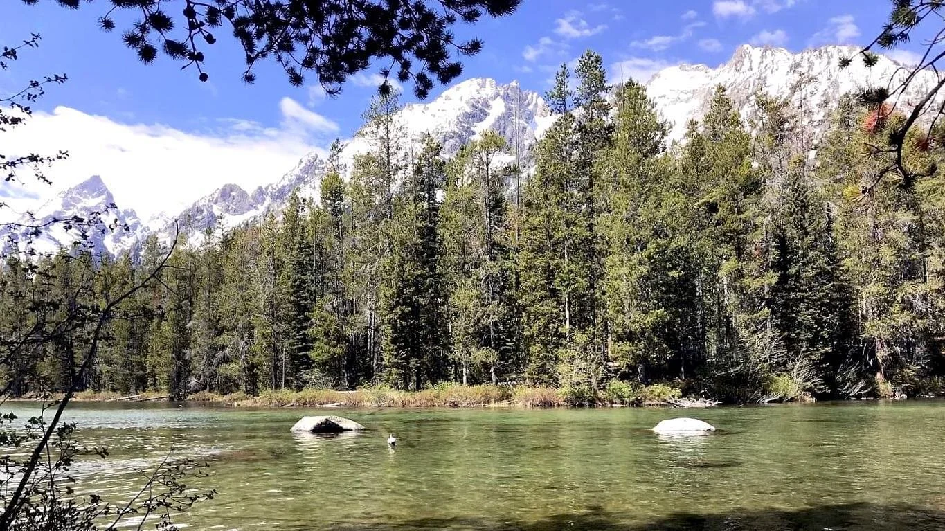 Mountains and Lake. #349