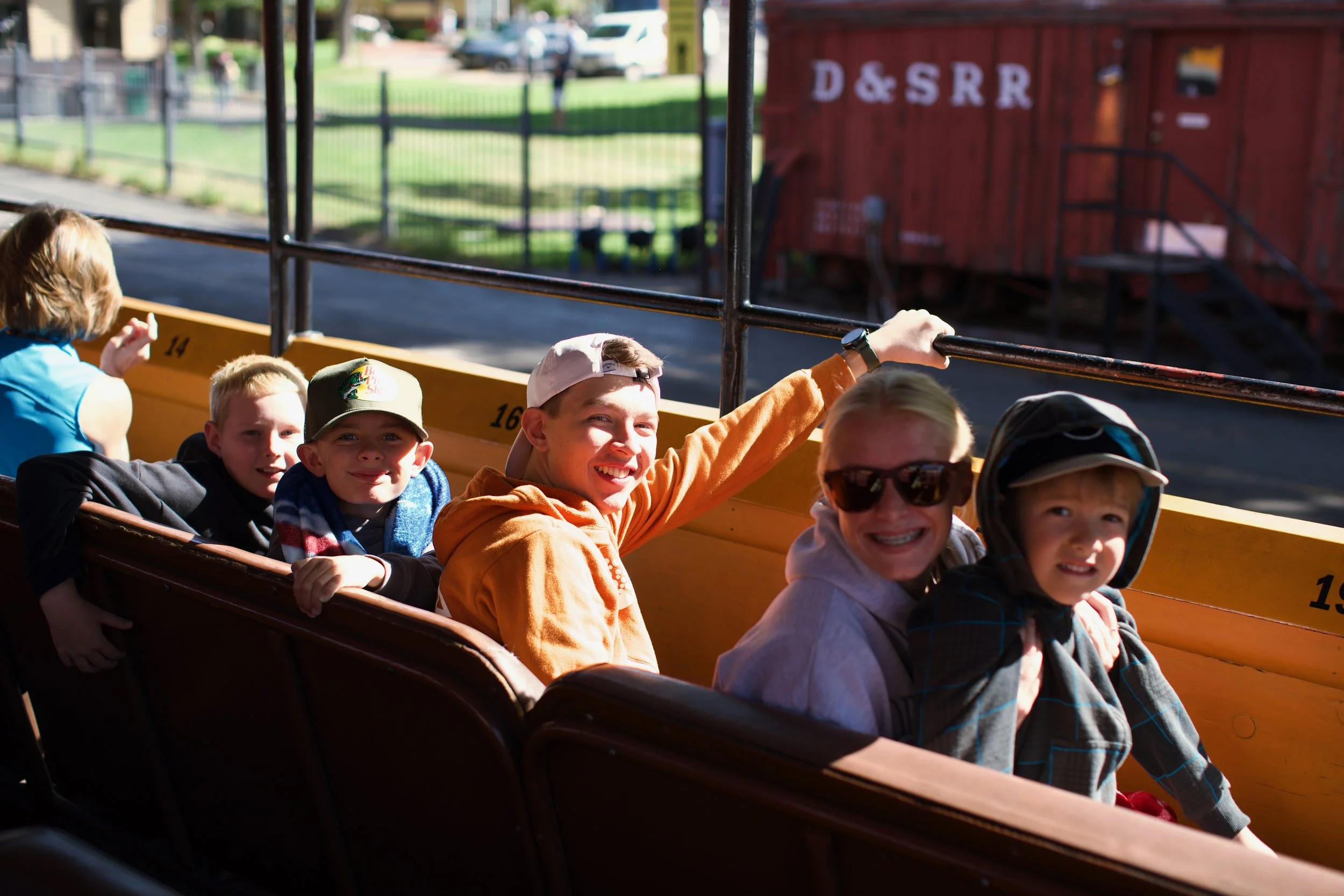 Smiles Before the Train Ride