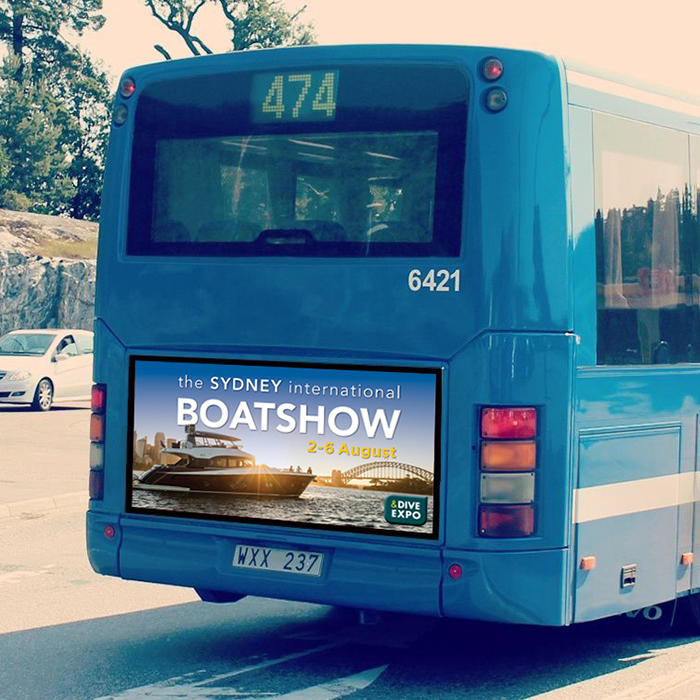 Bus advertising