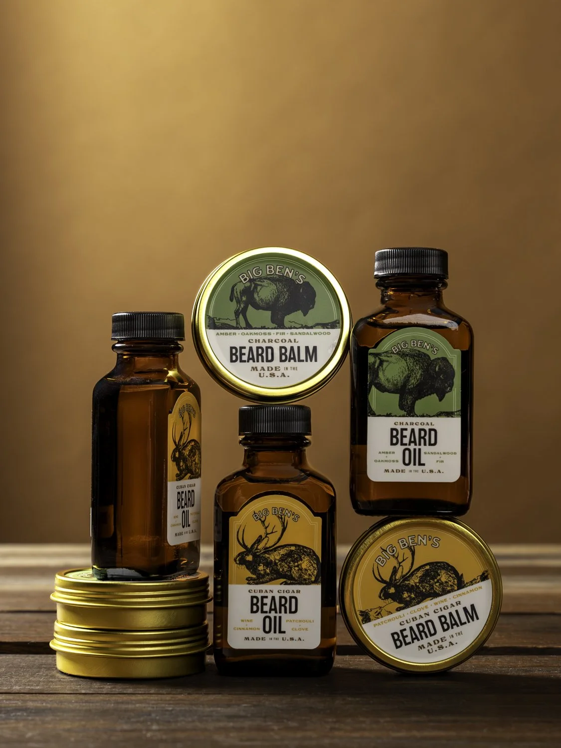 Big Ben's Beard Balm // Photography Art Direction, Label Design