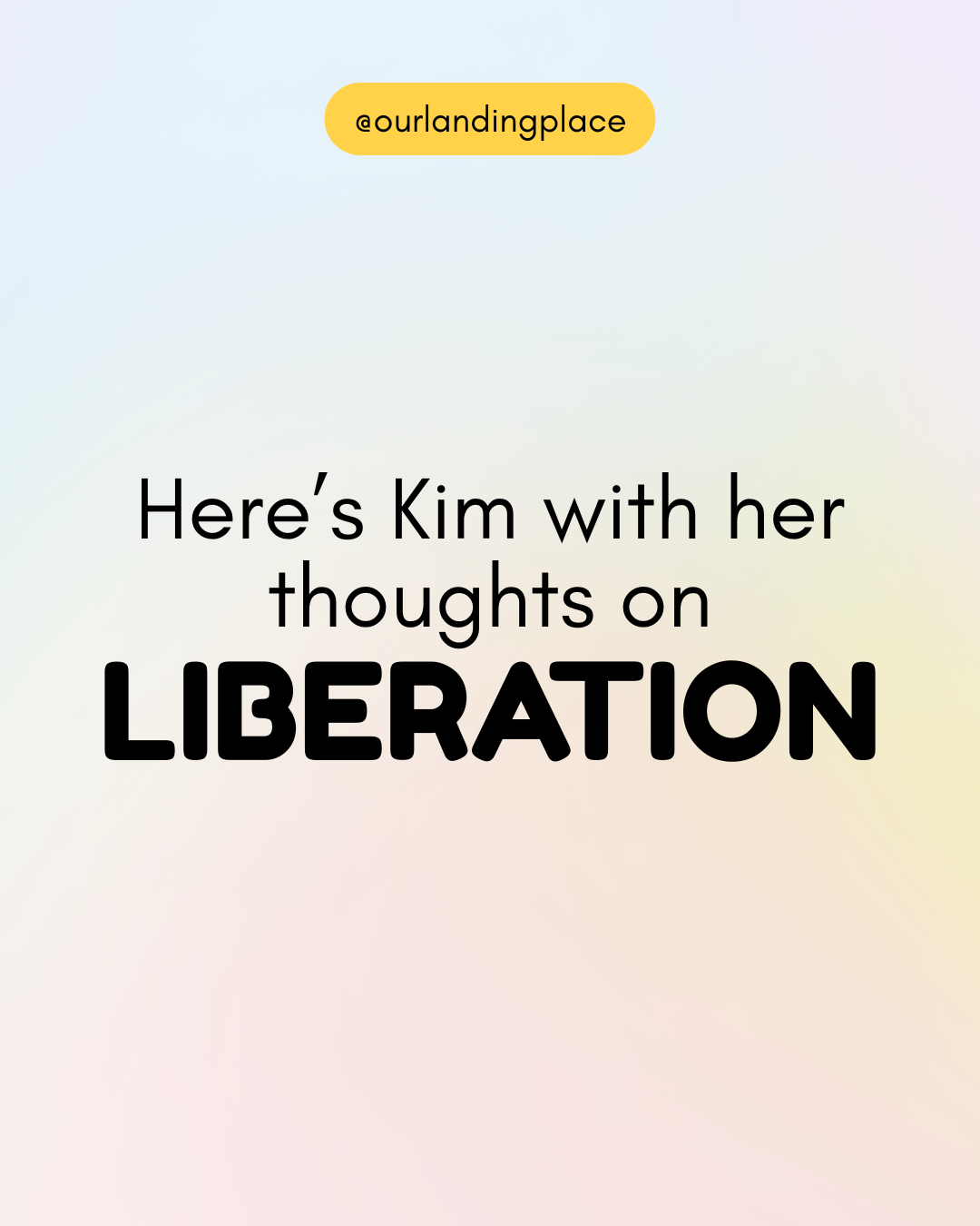 Kim Williams on Liberation
