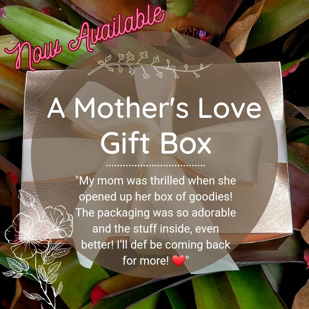 While supplies last!!! Lovingly curated Mother's Day Gift boxes. &quot;Shower&quot; the mom in your life.