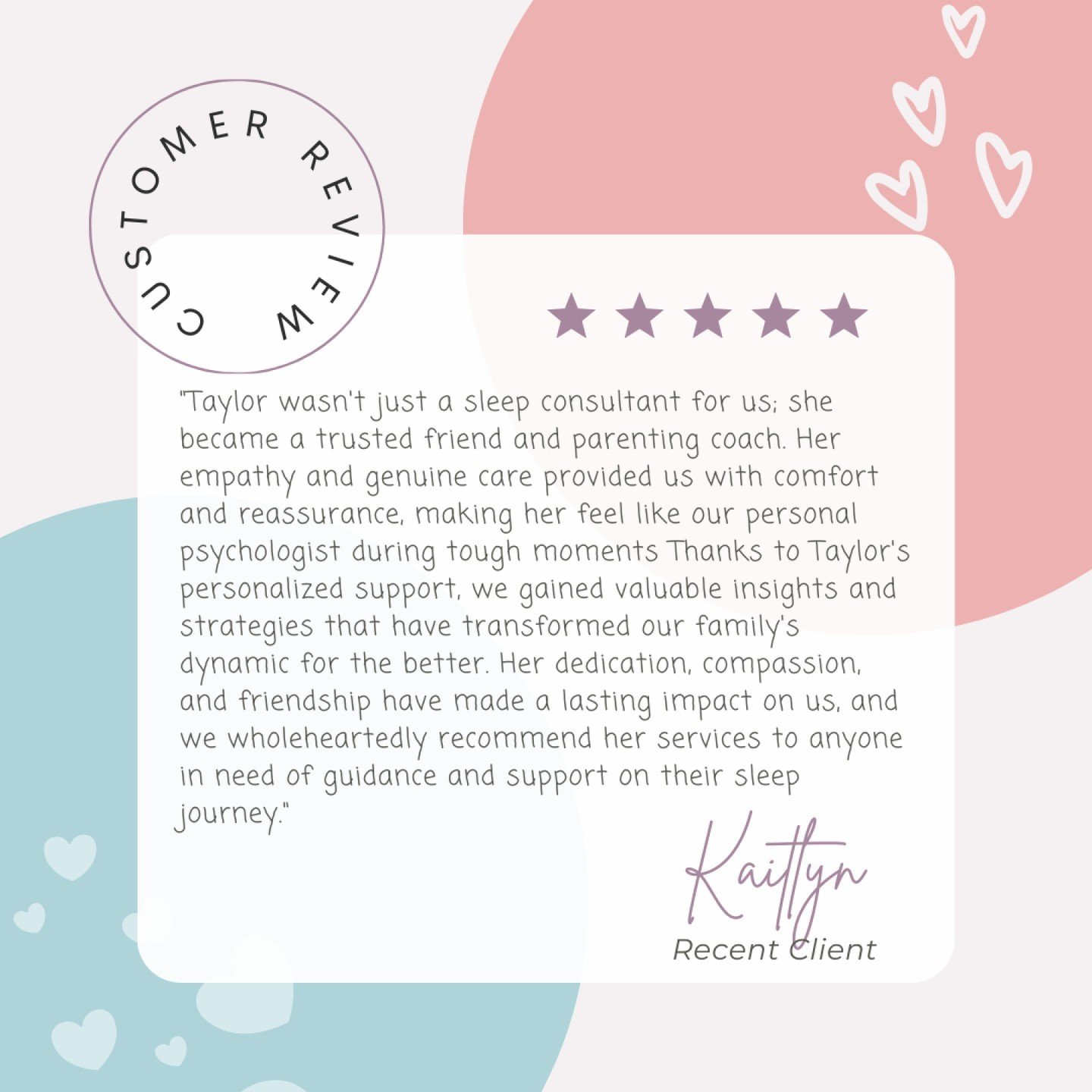 Sometimes these testimonials really make me 😭

Speaking of tears - As a sleep consultant, I'm no stranger to addressing the elephant in the room &ndash; crying. It's a topic that comes up often, and rightfully so. But there's another aspect of this 