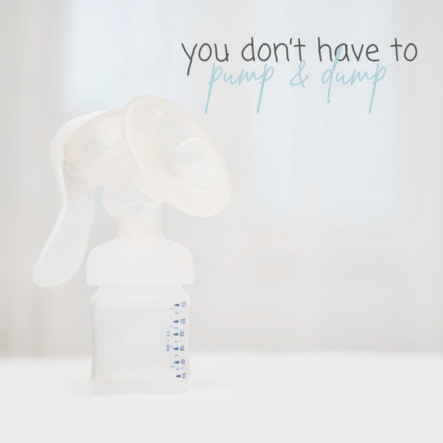 &ldquo;You&rsquo;re drinking&mdash; better pump and dump!&rdquo;🤔

Actually, you don&rsquo;t have to pump and dump!

The most recent breastfeeding recommendations from The American Academy of Pediatrics (AAP) underscores this fact. 
👇🏻👇🏻👇🏻
&ld