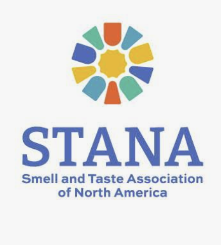 Logo of STANA, the Smell and Taste Association of North America, featuring a colorful circular emblem and blue text.