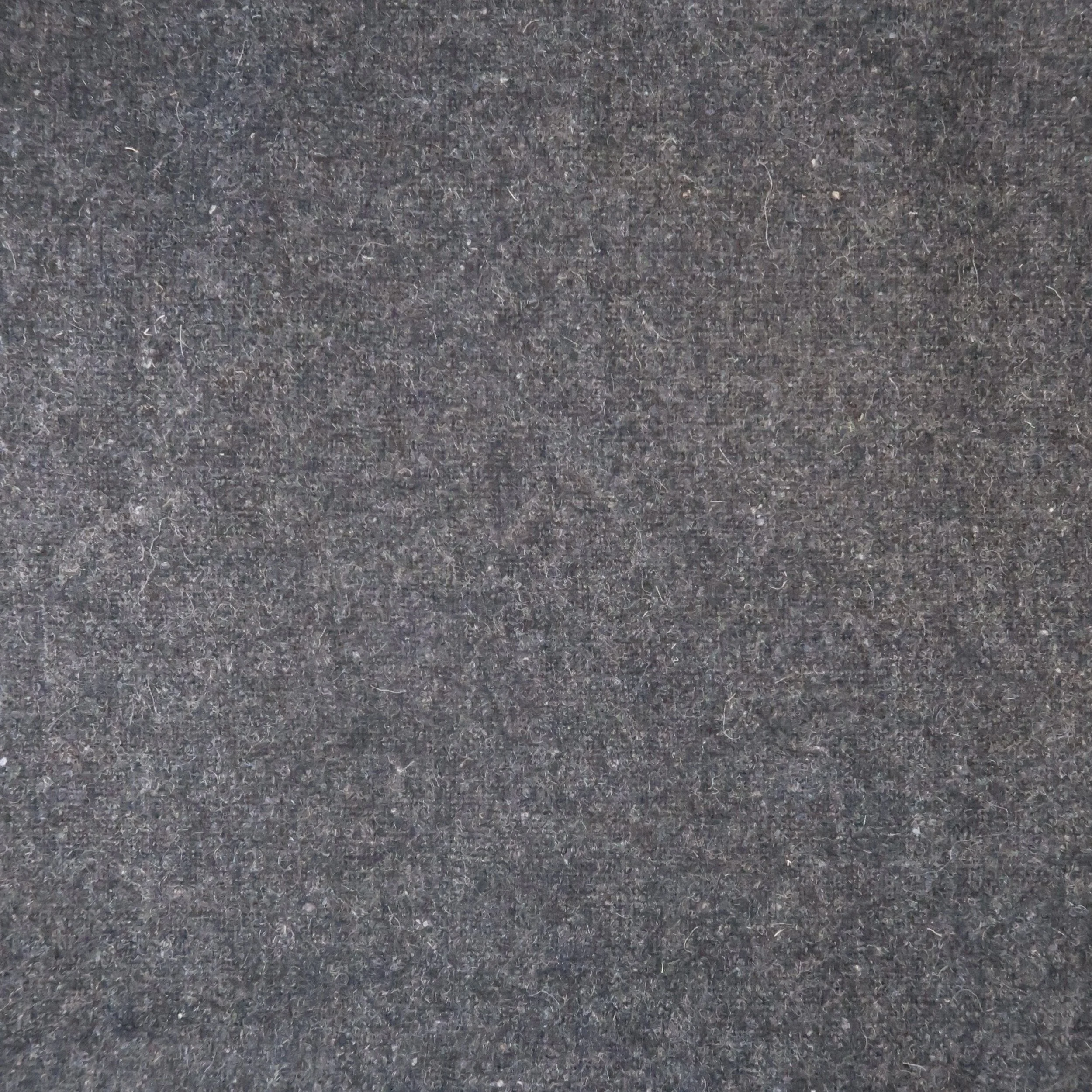 Dark grey marle wool blend fabric